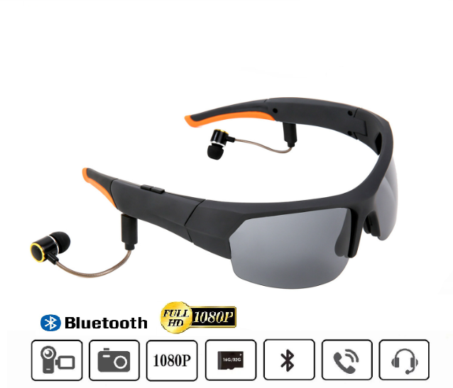 Mini lunettes de soleil Eyewear Enregistreur vidéo numérique