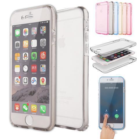 Coque Antichoc En Caoutchouc Transparent Pour Iphone