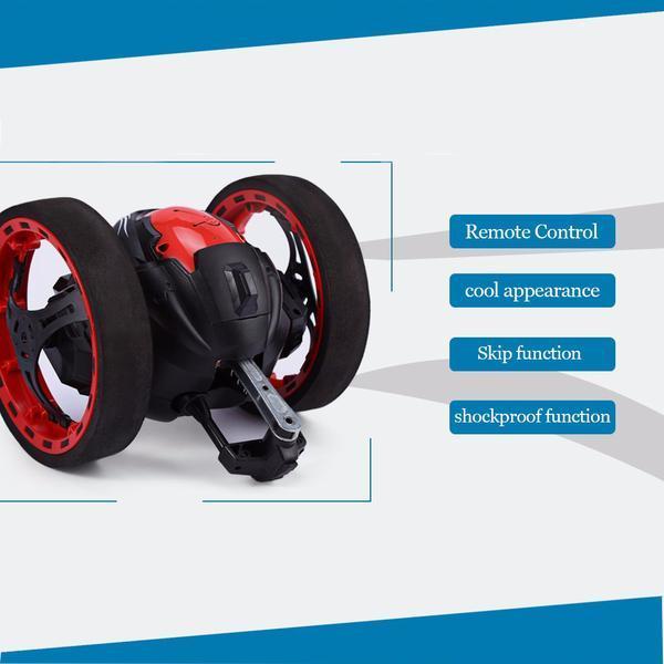 Voiture Rc Bounce Avec Éclairage Led À Rotation Flexible Des Roues