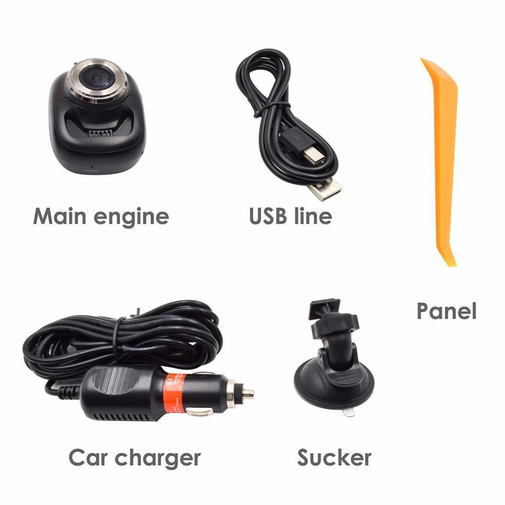Dash Cam Full Hd 1080P Avec Détection De Mouvement G-Sensor