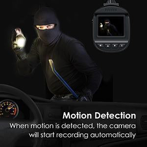 Dash Cam Full Hd 1080P Avec Détection De Mouvement G-Sensor