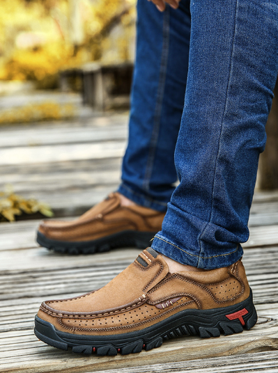 2019 Chaussures Élégantes Pour Hommes Élégants-Cuir Imperméable