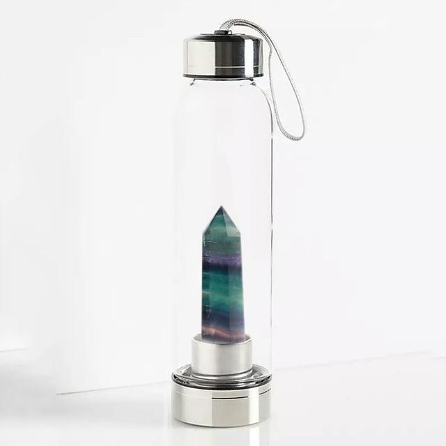 Bouteille D'Eau En Cristal Naturel