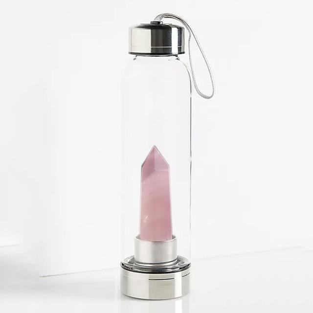 Bouteille D'Eau En Cristal Naturel