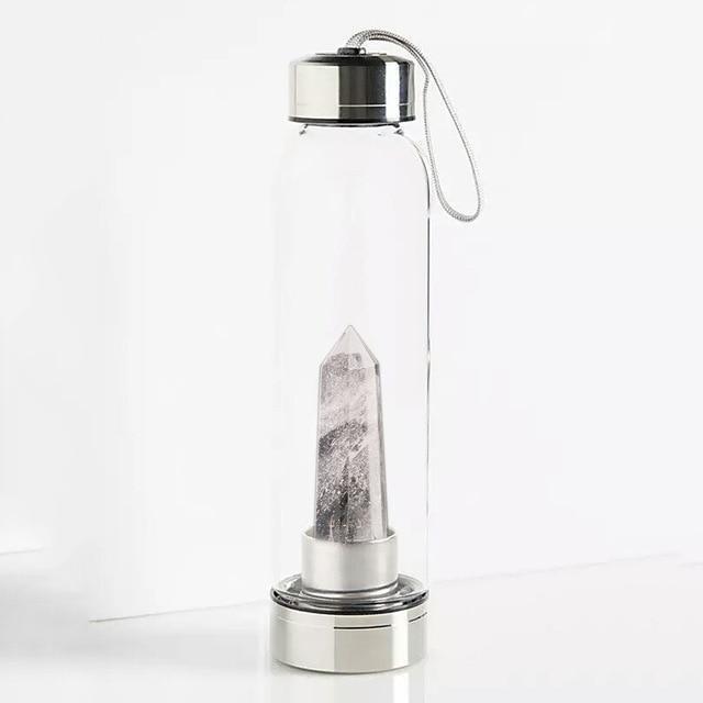 Bouteille D'Eau En Cristal Naturel