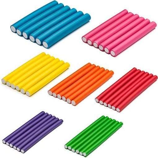42P Curling Flexi Rods-Cannes Flexibles De Haute Qualité