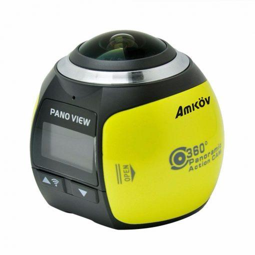 Dash Cam 360 Wifi-Caméra Panoramique 4K