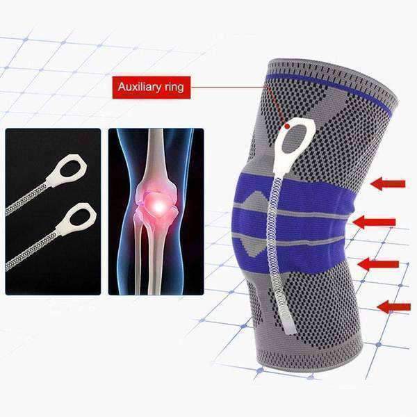 Support De Genou En Silicone Premium Comfort