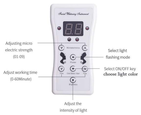 Dermalight Masque Pour Le Visage Et Le Cou À La Luminothérapie À Led