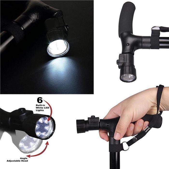 Canne Magic Hurry Pliante Avec Led Trusty Cane
