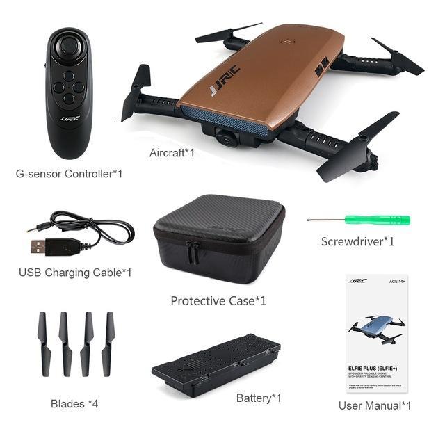 Elfie Plus Avec Drone Rc Pliable Caméra Hd
