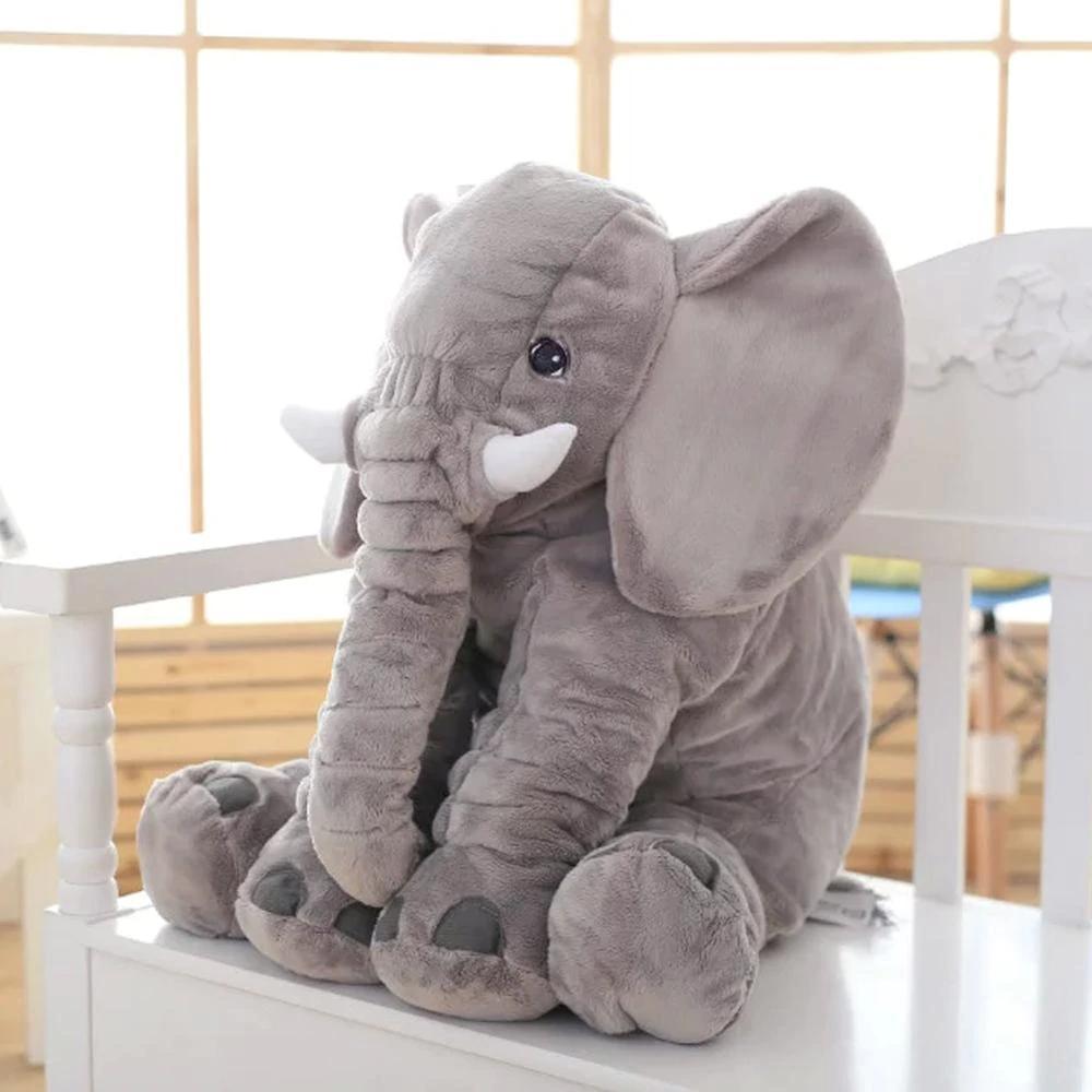 Oreiller Jouet En Peluche Adorable Éléphant