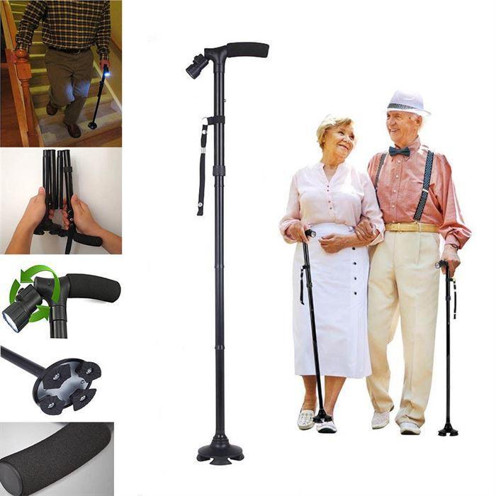 Canne Magic Hurry Pliante Avec Led Trusty Cane