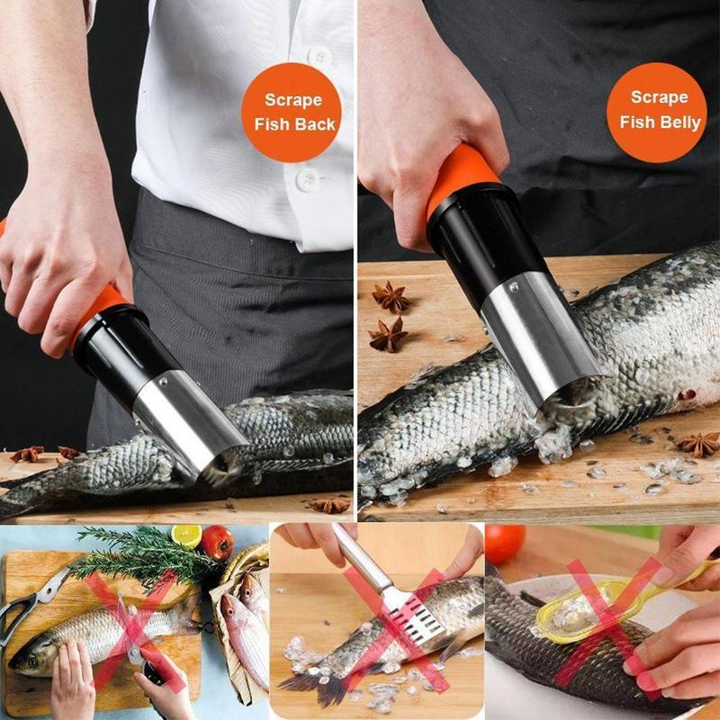 Grattoir À Poisson Électrique