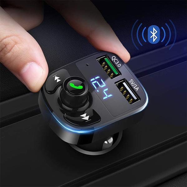 Transmetteur Fm Bluetooth Multifonction Automobile