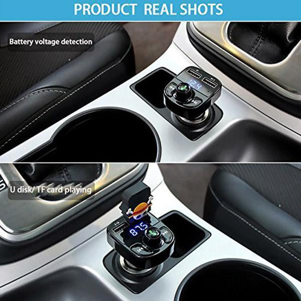 Transmetteur Fm Bluetooth Multifonction Automobile