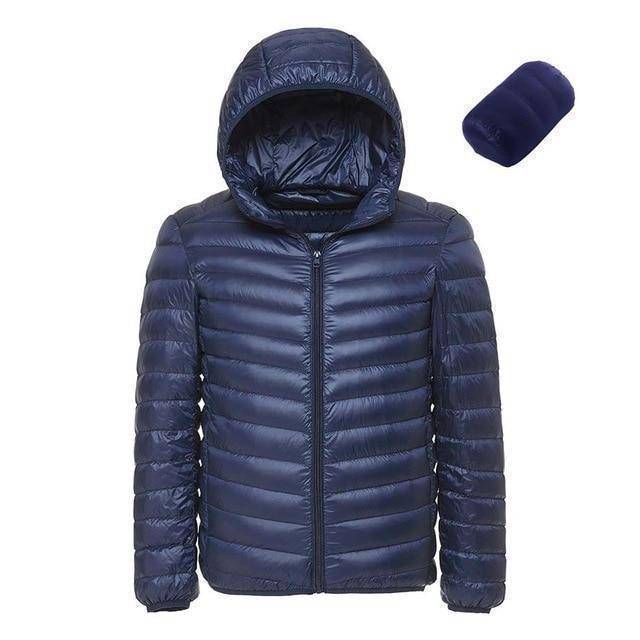 Doudoune Ultra Légère À Capuche Pour Hommes