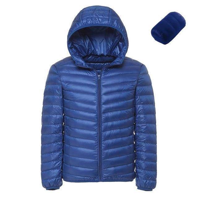 Doudoune Ultra Légère À Capuche Pour Hommes