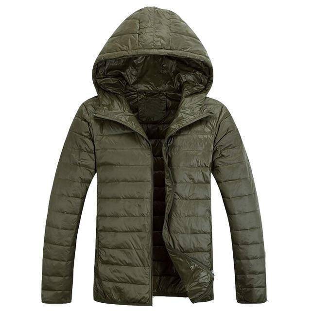 Doudoune Ultra Légère À Capuche Pour Hommes