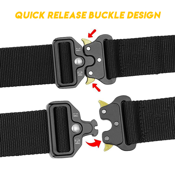 Ceinture Tactique En Toile De Style Militaire