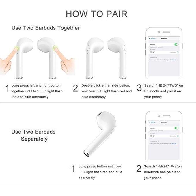 Embouts Auriculaires Sans Fil Blazing Compatible Avec Apple Et Andriod