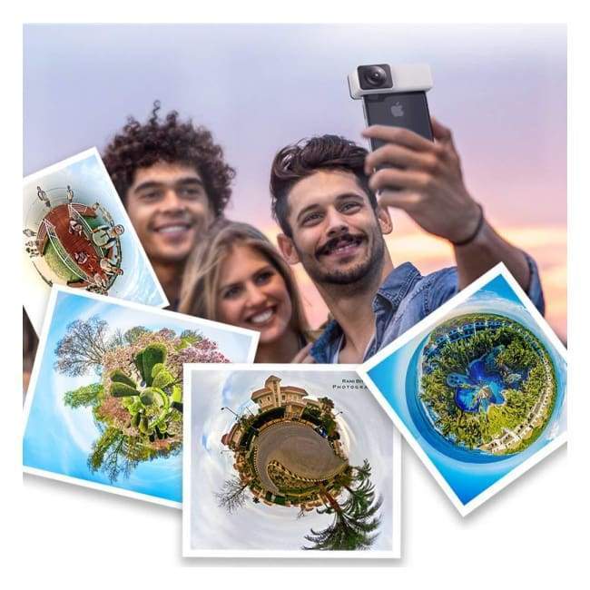 Double Objectif Panoramique À 360 Degrés