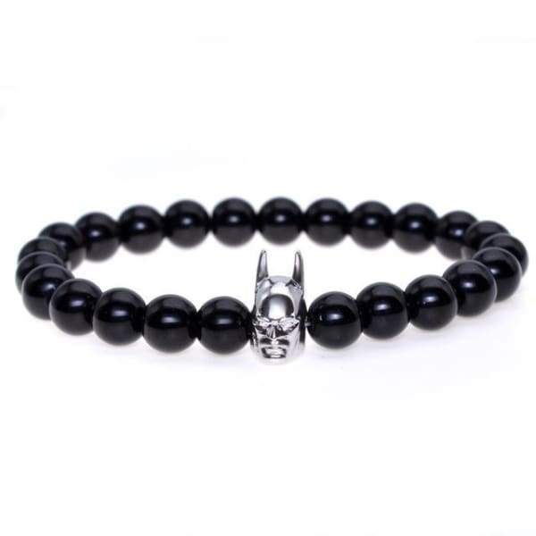 Bracelet De Pierre De Style Batman