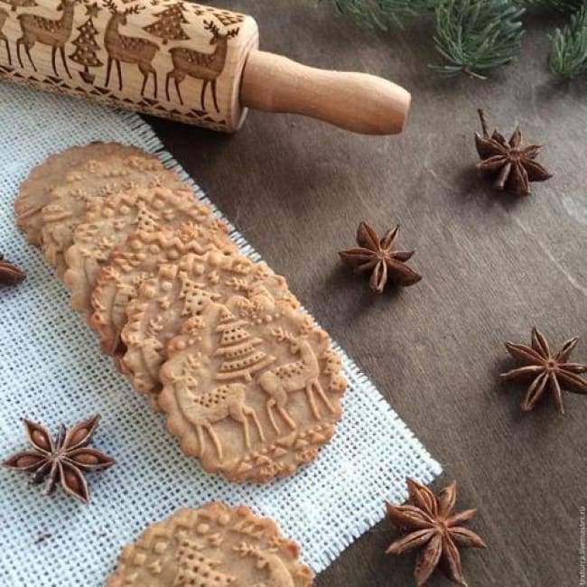 Rouleau À Pâtisserie De Noël