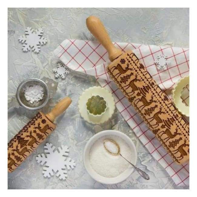 Rouleau À Pâtisserie De Noël