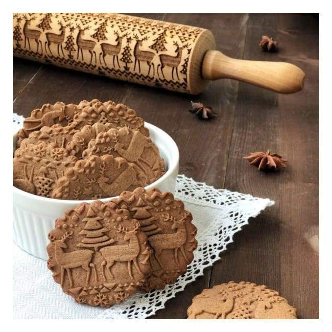 Rouleau À Pâtisserie De Noël