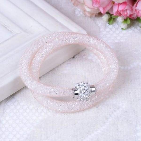 Bracelets En Strass En Cristal Faits À La Main