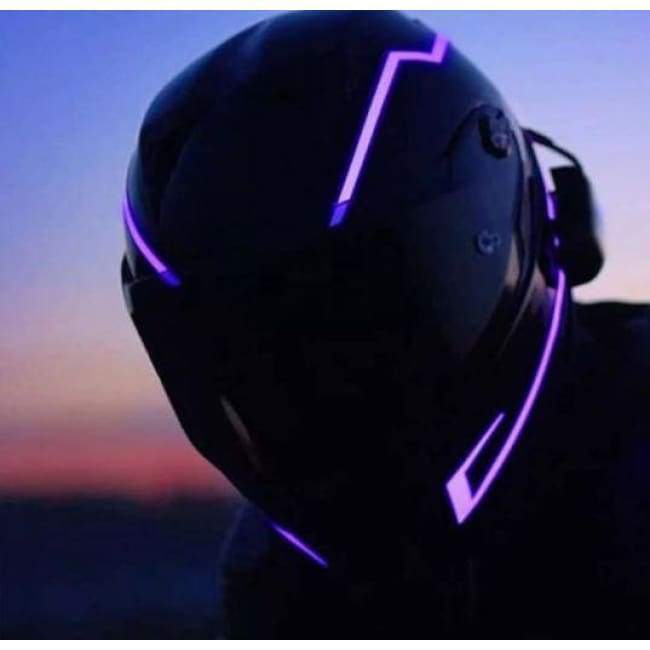 Bandes Led De Lueur Pour Casque
