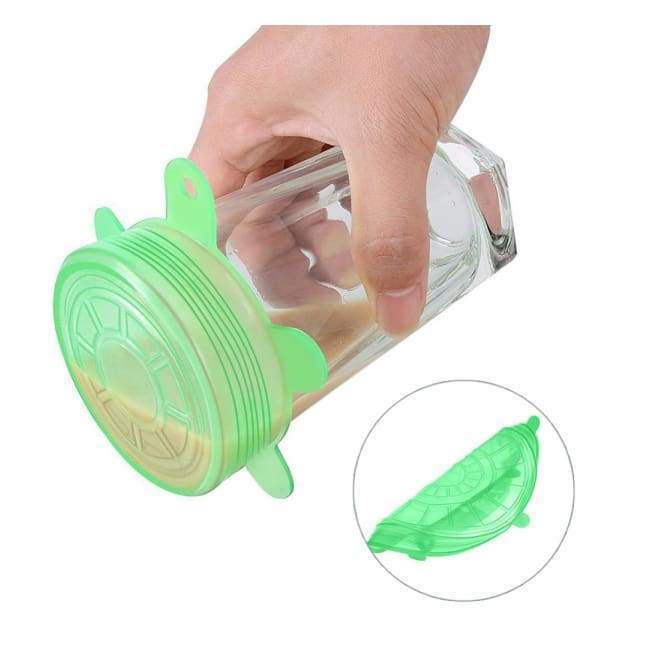 Couvercles Étirables En Silicone Pour Cuisine (Ensemble De 6)