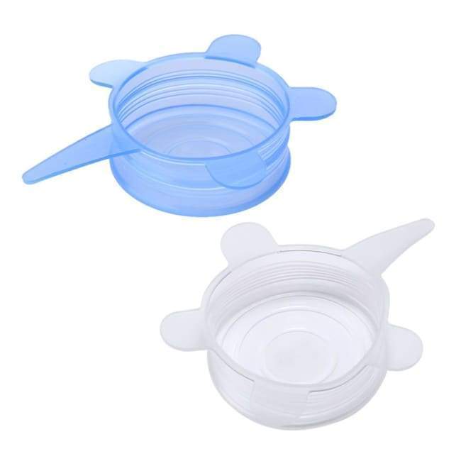 Couvercles Étirables En Silicone Pour Cuisine (Ensemble De 6)