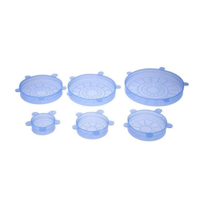 Couvercles Étirables En Silicone Pour Cuisine (Ensemble De 6)