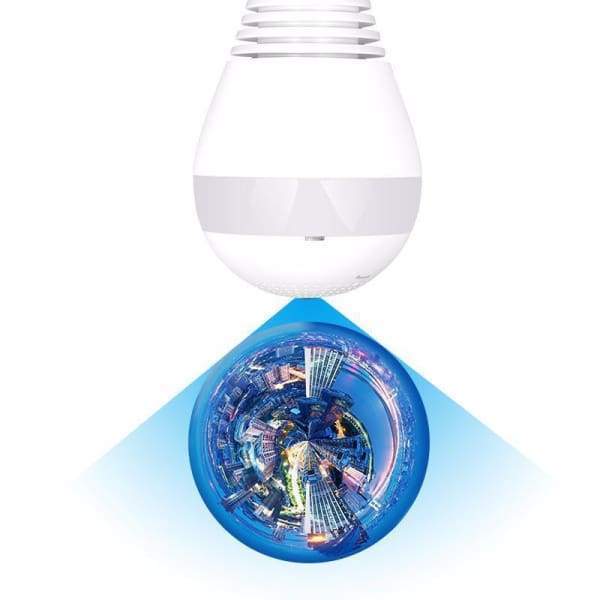 Caméra Panoramique Wifi Ampoule Led