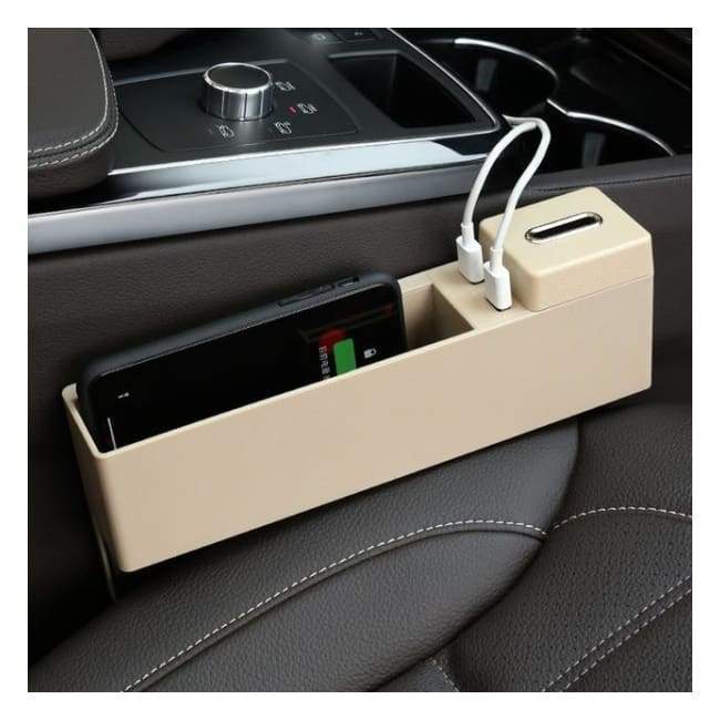 Boîte De Rangement Luxueuse Pour Voiture Sans Fil