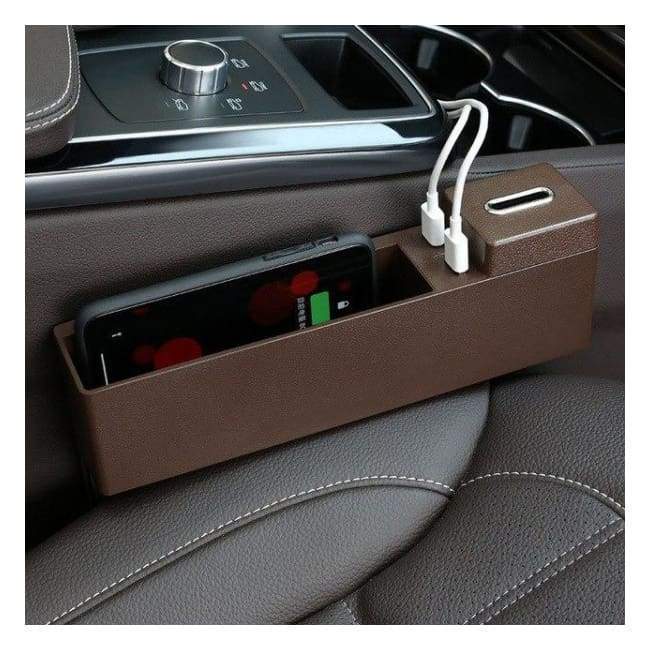 Boîte De Rangement Luxueuse Pour Voiture Sans Fil