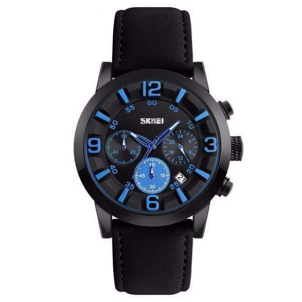 Montres Bracelet Multifonctions De Quartz En Cuir De Luxe