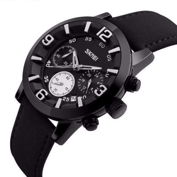 Montres Bracelet Multifonctions De Quartz En Cuir De Luxe