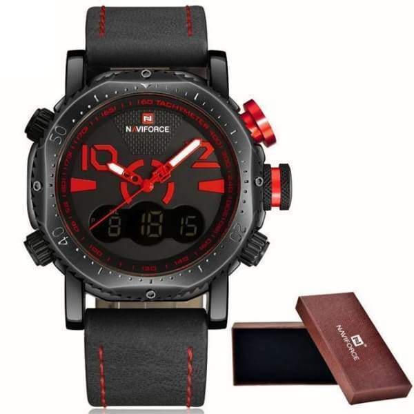Affichage À Led Chronographe De Sport De Luxe