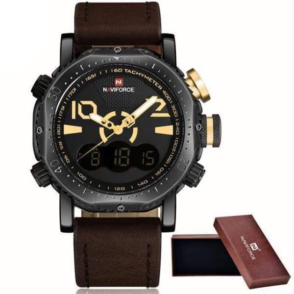 Affichage À Led Chronographe De Sport De Luxe