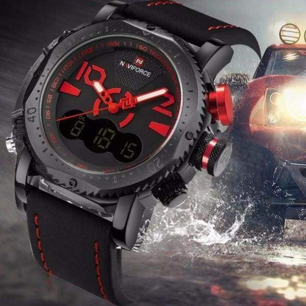 Affichage À Led Chronographe De Sport De Luxe