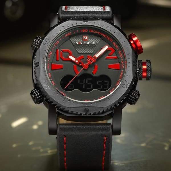 Affichage À Led Chronographe De Sport De Luxe