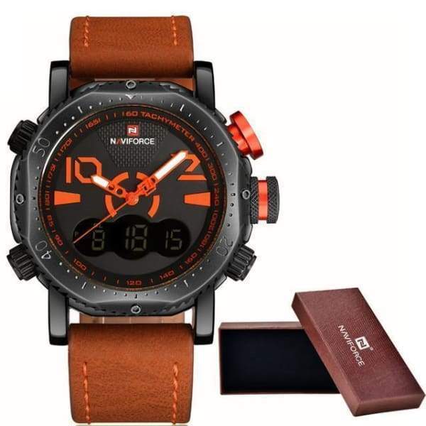 Affichage À Led Chronographe De Sport De Luxe