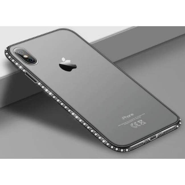 Coque Iphone De Luxe Diamant Transparent