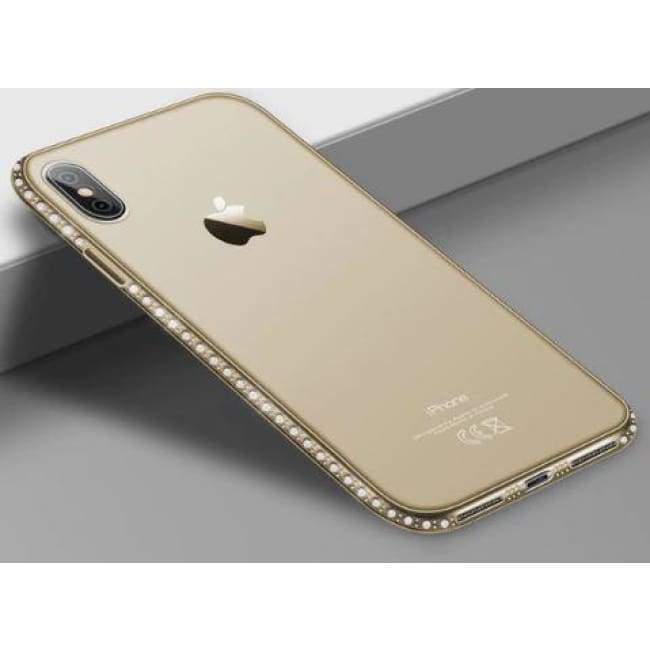 Coque Iphone De Luxe Diamant Transparent