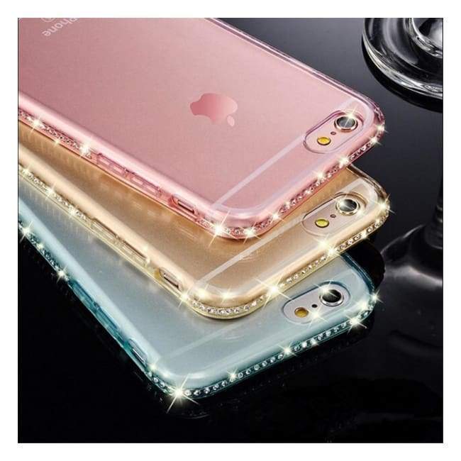 Coque Iphone De Luxe Diamant Transparent