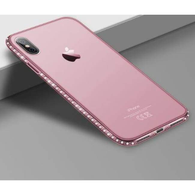 Coque Iphone De Luxe Diamant Transparent