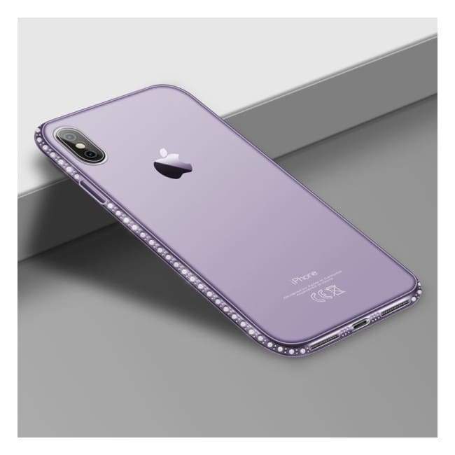 Coque Iphone De Luxe Diamant Transparent